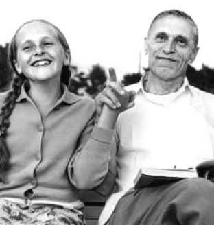 Микола Амосов з донькою